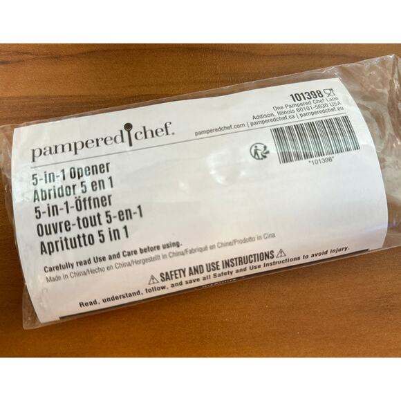 Pampered Chef Bundle Funnel/Strainer Set 5n1 Opener Kitchen Tools - Picture 7 of 9